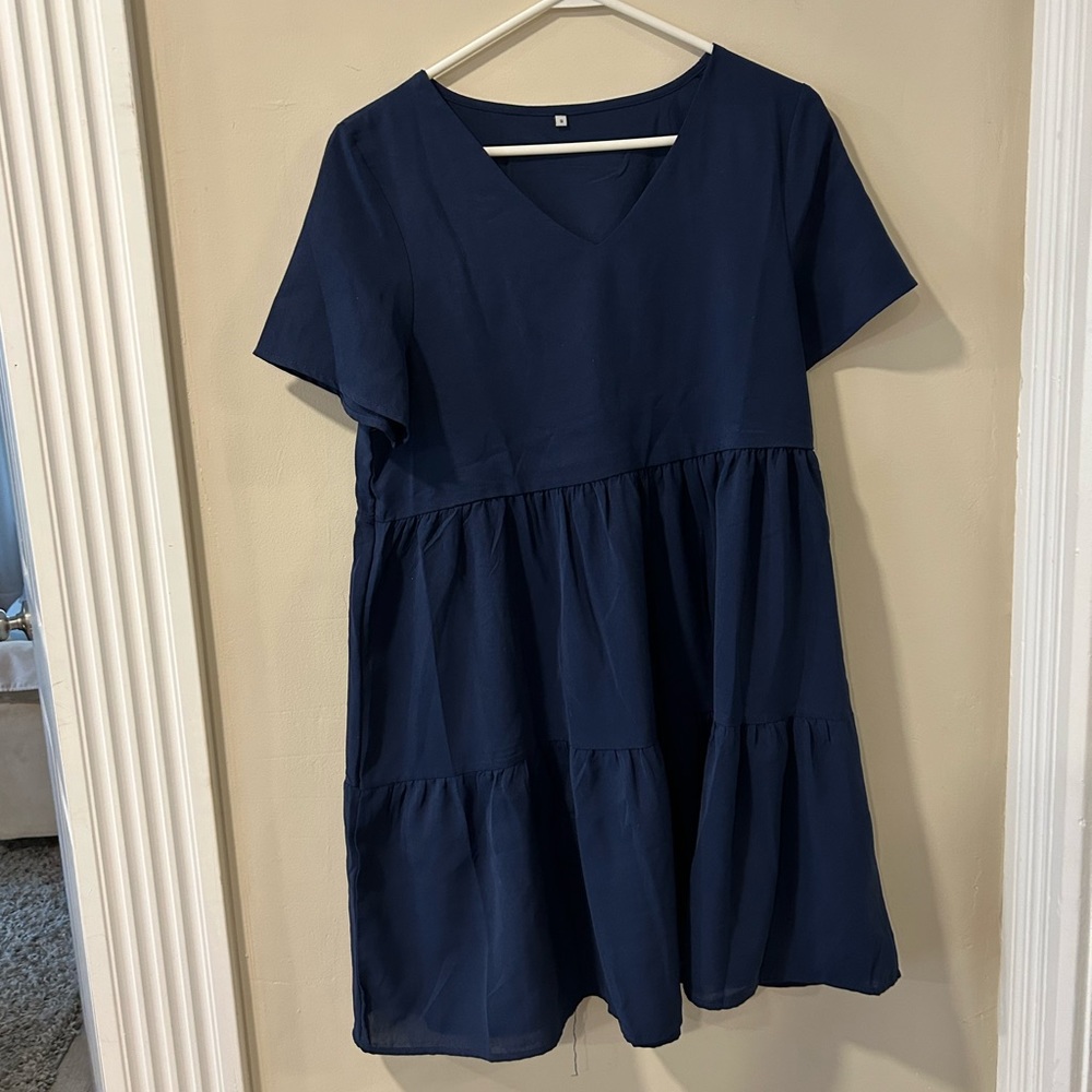 Blue sun dress